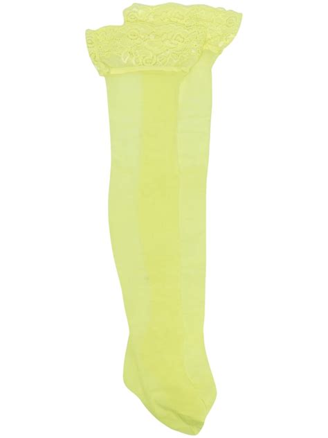 versace thigh high stockings|Women's Underwear and Socks .